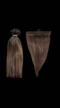 RAW HAZEL PECAN STRAIGHT BUNDLES + FRONTAL