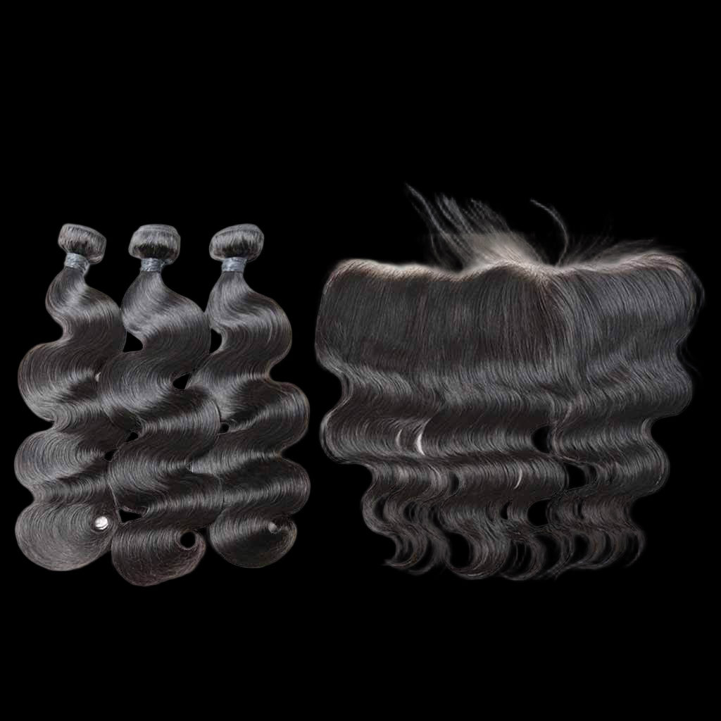VIRGIN BODYWAVE BUNDLES + FRONTAL