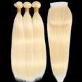 VIRGIN 613 STRAIGHT BUNDLES + CLOSURE