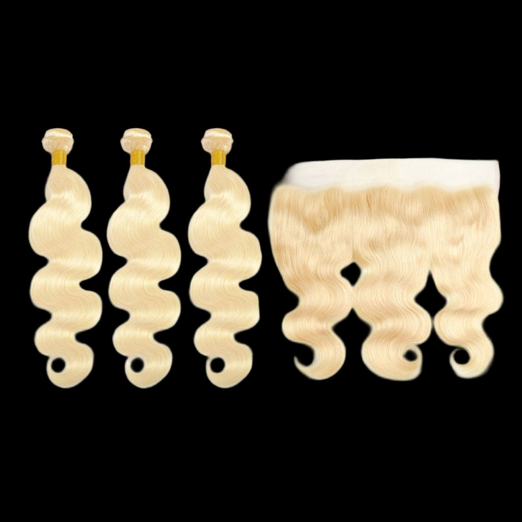 VIRGIN 613 BODYWAVE BUNDLES + FRONTAL