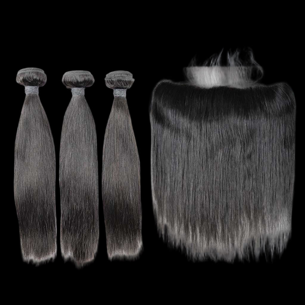 VIRGIN STRAIGHT BUNDLES + FRONTAL