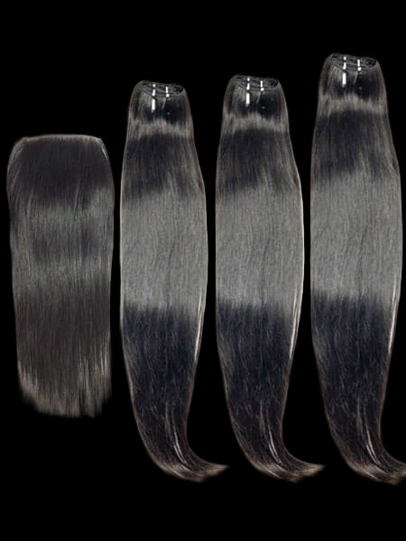 RAW VIETNAMESE STRAIGHT BUNDLES + CLOSURE