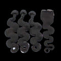VIRGIN BODYWAVE BUNDLES + CLOSURE