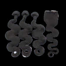 VIRGIN BODYWAVE BUNDLES + CLOSURE